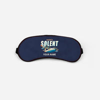 Thumbnail for Short S.45 Solent Mk 3 - Cartoon + Name - Sleep Mask - Navy Blue