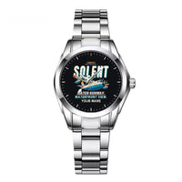 Thumbnail for Short S.45 Solent Mk 3 - Cartoon + Name - Stainless Steel Band - For Children and Women