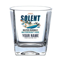 Thumbnail for Short S.45 Solent Mk 3 - Cartoon + Name - Whiskey Glass