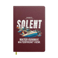 Thumbnail for Short S.45 Solent Mk 3 - Cartoon - Notebook - Dark Red