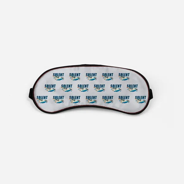 Short S.45 Solent Mk 3 - Cartoon Pattern - Sleep Mask - Light Gray