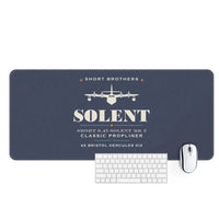 Thumbnail for Short S.45 Solent Mk 3 - Heritage - Desk Mat - Navy Blue