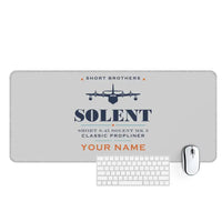 Thumbnail for Short S.45 Solent Mk 3 - Heritage + Name - Desk Mat - Light Gray