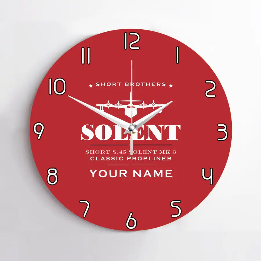 Short S.45 Solent Mk 3 - Heritage + Name - No Frame - Red