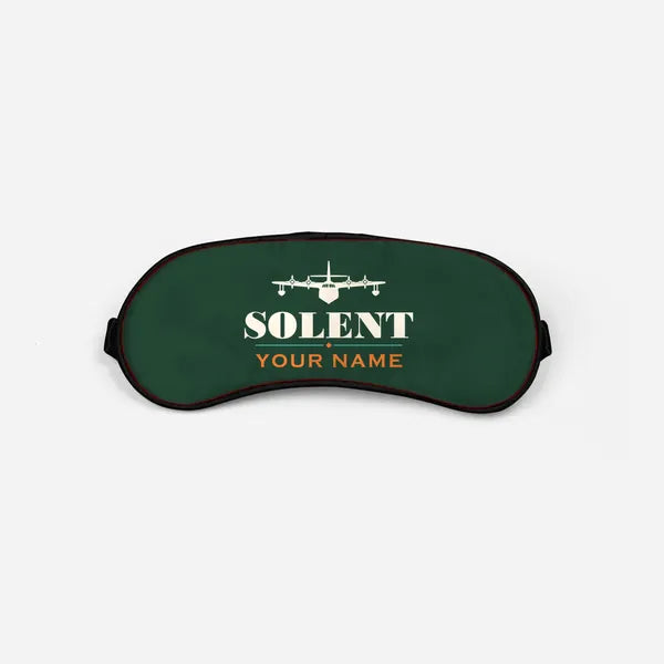 Short S.45 Solent Mk 3 - Heritage + Name - Sleep Mask - Dark Green