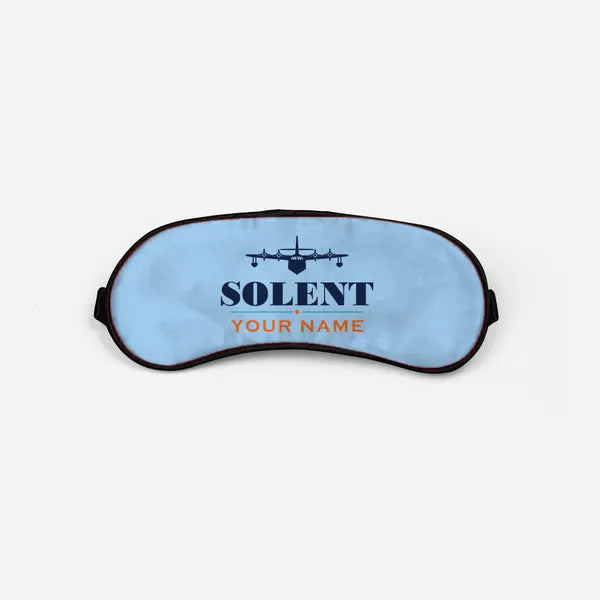 Short S.45 Solent Mk 3 - Heritage + Name - Sleep Mask - Light Blue