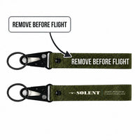 Thumbnail for Short S.45 Solent Mk 3 Hawk-Shaped Key Chains - Dark Green - Heritage - Remove Before Flight