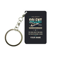 Thumbnail for Short S.45 Solent Mk 3 - Original + Name - Key Chain - Black