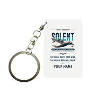 Thumbnail for Short S.45 Solent Mk 3 - Original + Name - Key Chain - White