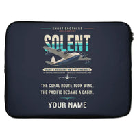 Thumbnail for Short S.45 Solent Mk 3 - Original + Name - Laptop Sleeve