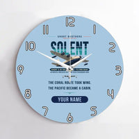 Thumbnail for Short S.45 Solent Mk 3 - Original + Name - No Frame - Light Blue