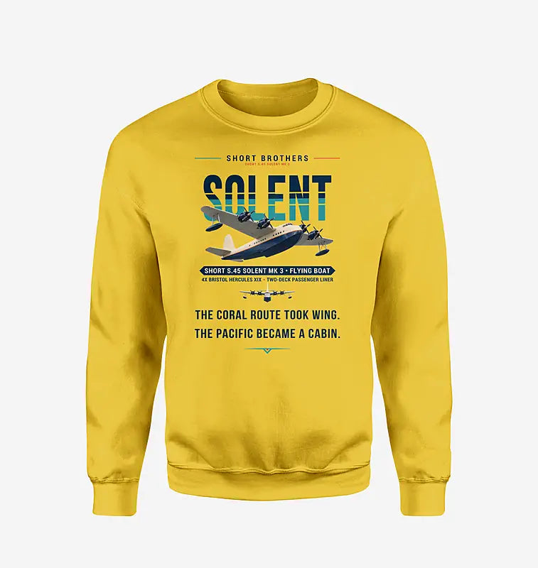 Short S.45 Solent Mk 3 - Original - Sweatshirt - Yellow