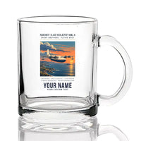 Thumbnail for Short S.45 Solent Mk 3 - Poster + Name - Coffee & Tea Glass