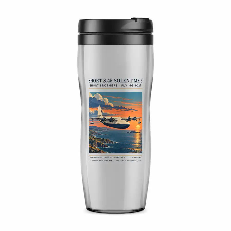Short S.45 Solent Mk 3 - Poster - Plastic (No Holder) - Light Gray