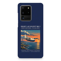 Thumbnail for Short S.45 Solent Mk 3 - Poster - Samsung Case - Navy Blue