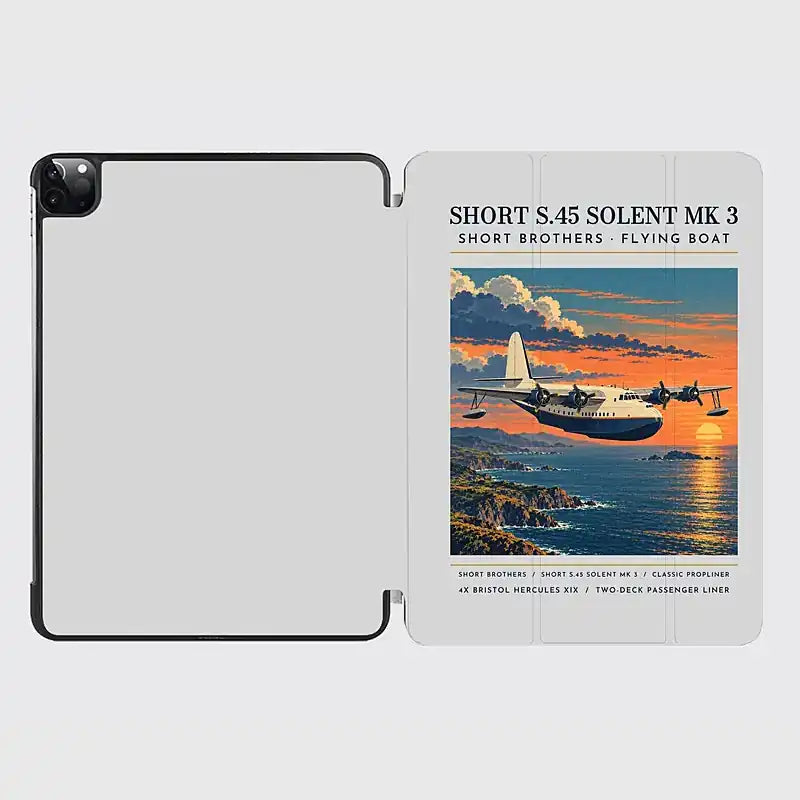 Short S.45 Solent Mk 3 - Poster - iPad Case - Light Gray