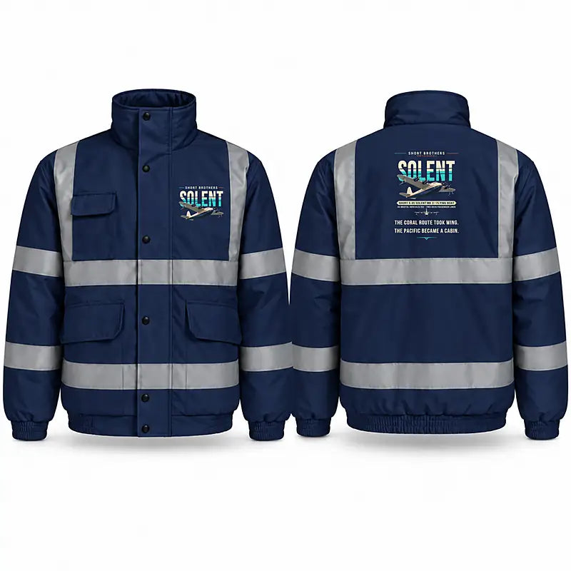 Short S.45 Solent Mk 3 Reflective Winter Jackets - Original - Navy Blue