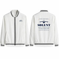 Thumbnail for Short S.45 Solent Mk 3 Stylish Jackets - Baseball Collar - Heritage - White