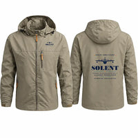 Thumbnail for Short S.45 Solent Mk 3 Stylish Jackets - Hooded Windbreaker - Heritage - Khaki