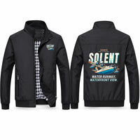 Thumbnail for Short S.45 Solent Mk 3 Stylish Jackets - Stand Collar - Cartoon - Black