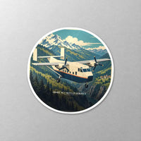 Thumbnail for Short SC.7 Skyvan Series 3 - 3D - Circle Sticker - Close-up