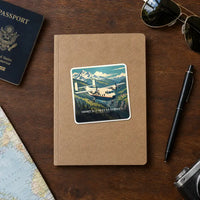 Thumbnail for Short SC.7 Skyvan Series 3 - 3D - Square Sticker - Notebook