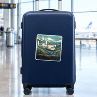Thumbnail for Short SC.7 Skyvan Series 3 - 3D - Square Sticker - Suitcase