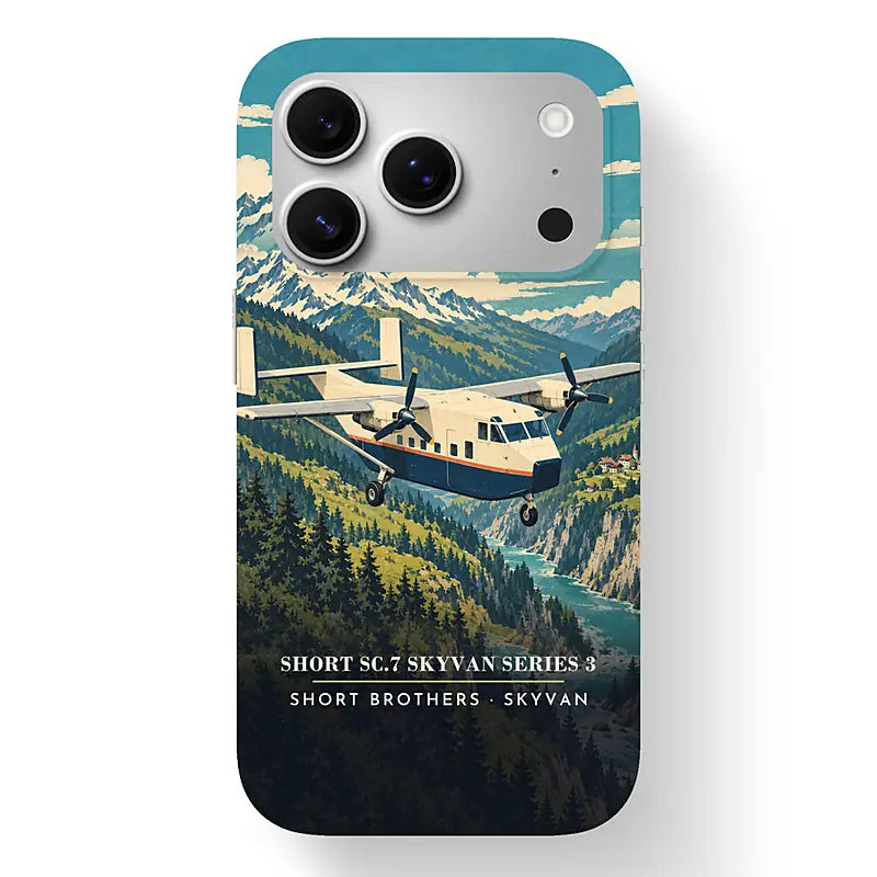 Short SC.7 Skyvan Series 3 - 3D + Title - MagSafe iPhone 17 Pro - Black
