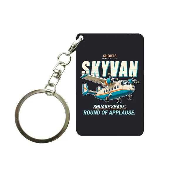 Short SC.7 Skyvan Series 3 - Cartoon - Key Chain - Black