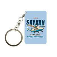 Thumbnail for Short SC.7 Skyvan Series 3 - Cartoon - Key Chain - Light Blue