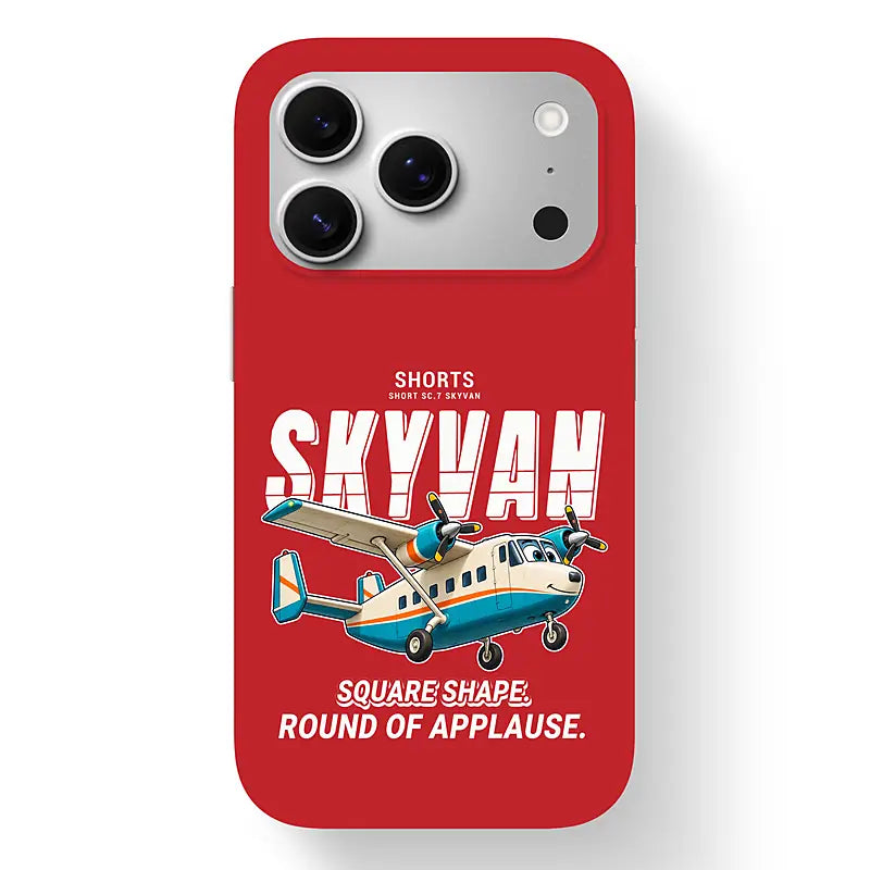 Short SC.7 Skyvan Series 3 - Cartoon - MagSafe iPhone 17 Pro - Red