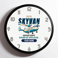 Thumbnail for Short SC.7 Skyvan Series 3 - Cartoon + Name - Framed - White
