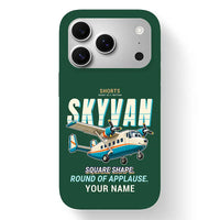 Thumbnail for Short SC.7 Skyvan Series 3 - Cartoon + Name - MagSafe iPhone 17 Pro - Dark Green