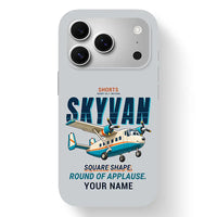 Thumbnail for Short SC.7 Skyvan Series 3 - Cartoon + Name - MagSafe iPhone 17 Pro - Light Gray