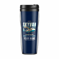 Thumbnail for Short SC.7 Skyvan Series 3 - Cartoon + Name - Plastic (No Holder) - Dark Blue