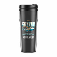 Thumbnail for Short SC.7 Skyvan Series 3 - Cartoon + Name - Plastic (No Holder) - Gray