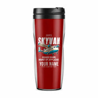 Thumbnail for Short SC.7 Skyvan Series 3 - Cartoon + Name - Plastic (No Holder) - Red