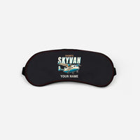 Thumbnail for Short SC.7 Skyvan Series 3 - Cartoon + Name - Sleep Mask - Black