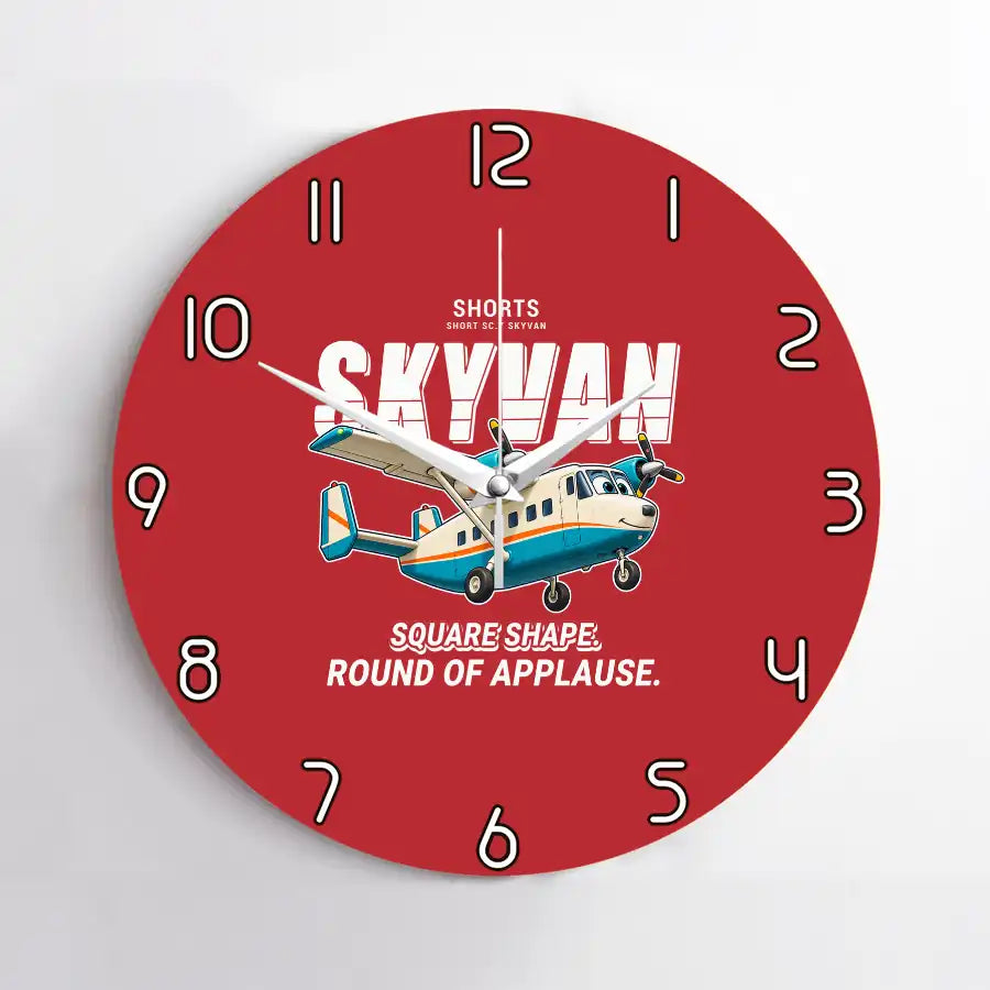 Short SC.7 Skyvan Series 3 - Cartoon - No Frame - Red