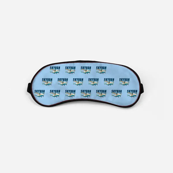 Short SC.7 Skyvan Series 3 - Cartoon Pattern - Sleep Mask - Light Blue