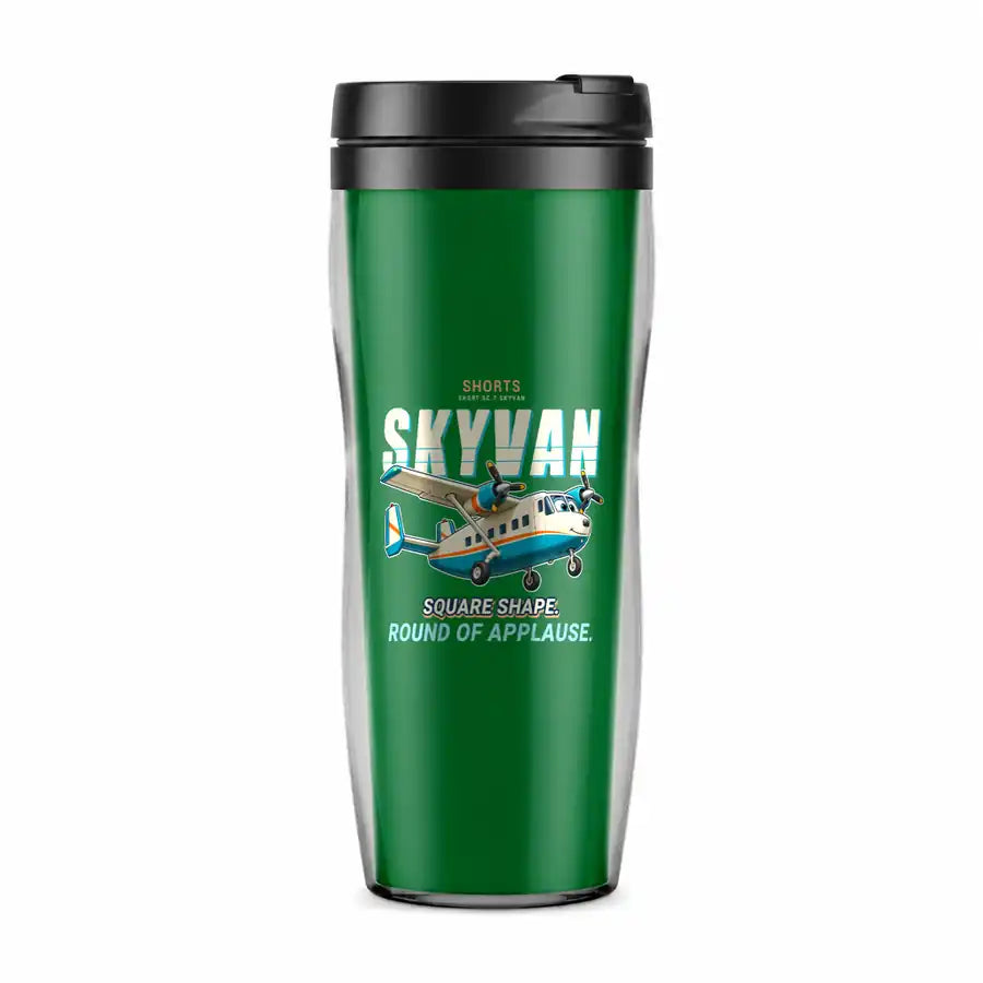 Short SC.7 Skyvan Series 3 - Cartoon - Plastic (No Holder) - Green