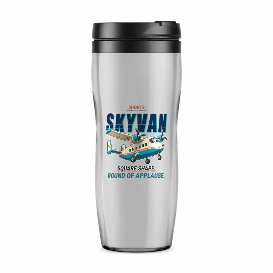 Short SC.7 Skyvan Series 3 - Cartoon - Plastic (No Holder) - Light Gray
