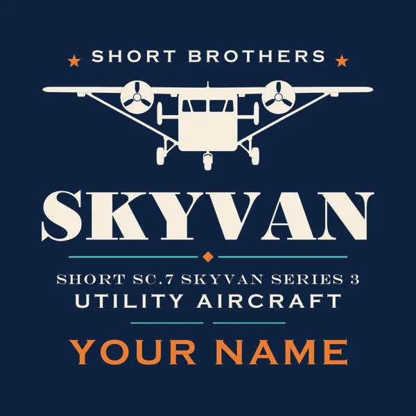Short SC.7 Skyvan Series 3 - Heritage + Name - Card