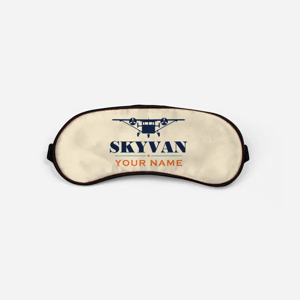 Short SC.7 Skyvan Series 3 - Heritage + Name - Sleep Mask - Beige
