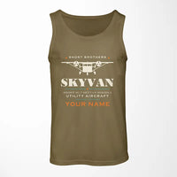 Thumbnail for Short SC.7 Skyvan Series 3 - Heritage + Name - Tank Top - Green Army