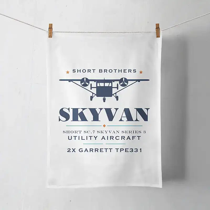 Short SC.7 Skyvan Series 3 - Heritage - Towel - White