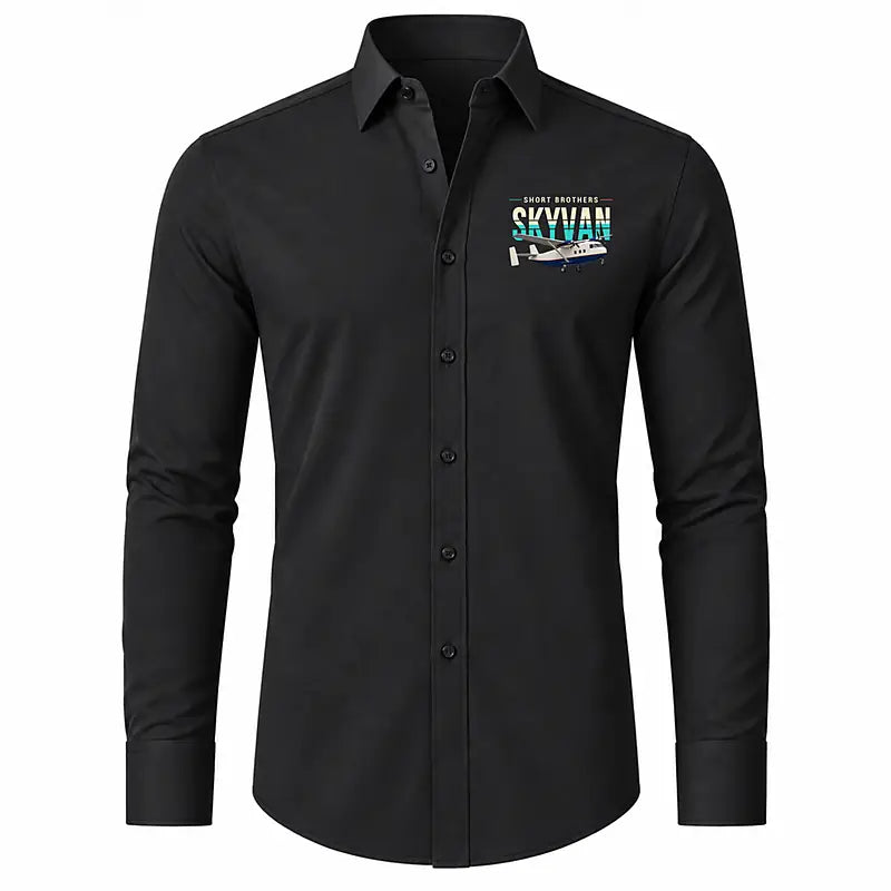 Short SC.7 Skyvan Series 3 - Long Sleeve Shirt - Original - Black