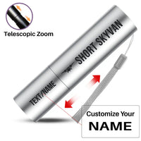 Thumbnail for Short SC.7 Skyvan Series 3 - Mini LED Flashlight - Heritage - Silver + Name