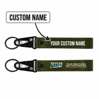 Thumbnail for Short SC.7 Skyvan Series 3 Hawk-Shaped Key Chains - Dark Green - Original - Personalized