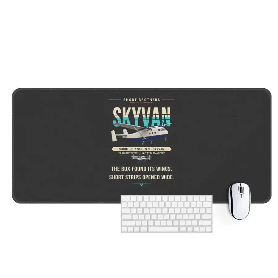 Short SC.7 Skyvan Series 3 - Original - Desk Mat - Black